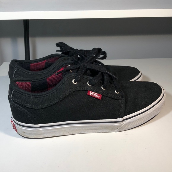 black vans 5.5